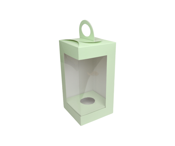 Paaseivensterdoos Past.Green Vert.140x140x270+Ei support wit