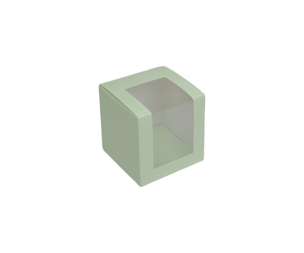 Presentatiekubus 80x80x80 + inlegger Pastel Green