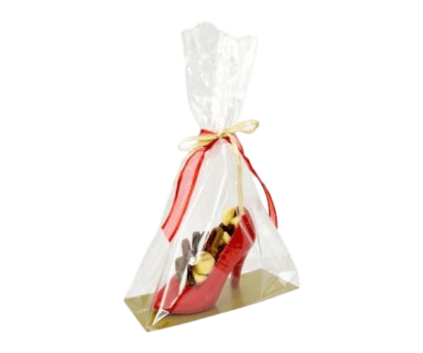 PP Diamantzak Rechthoek 17x10x38cm excl.Goud/Zwartk.