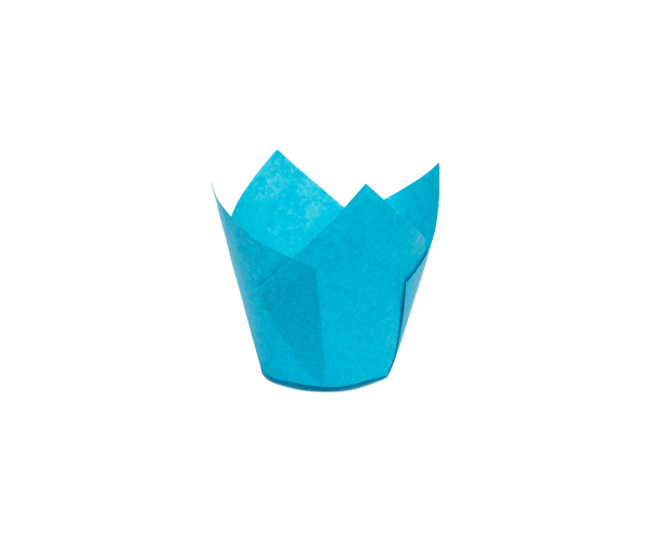 Caisse 110/35mm 'Tulp Small' Blauw (Muffin)