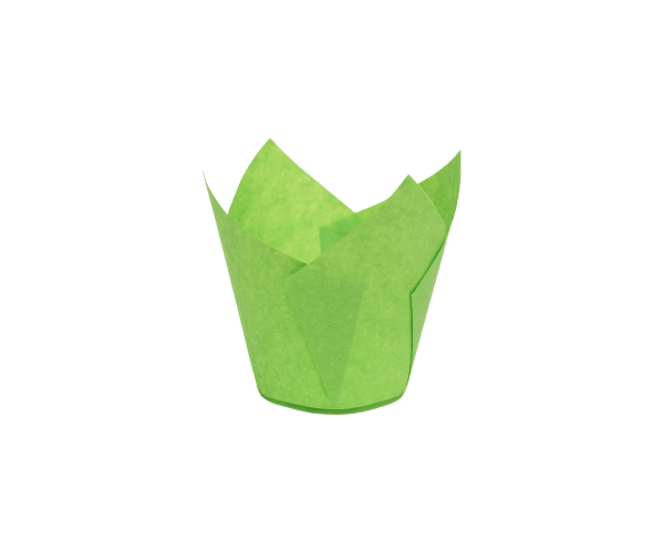 Caisse 150/50mm 'Tulp Medium' Groen (Muffin)