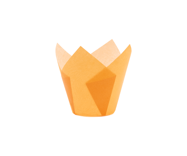 Caisse 150/50mm 'Tulp Medium' Oranje (Muffin)